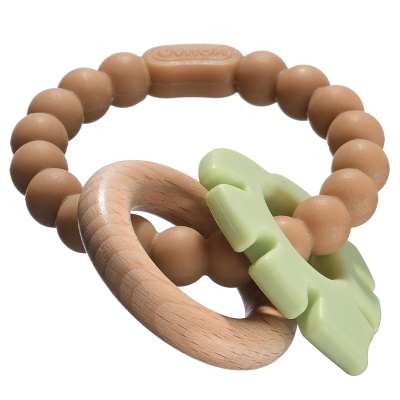 Силиконовая игрушка-прорезыватель с буком Uviton 0420/02 зелёный 1